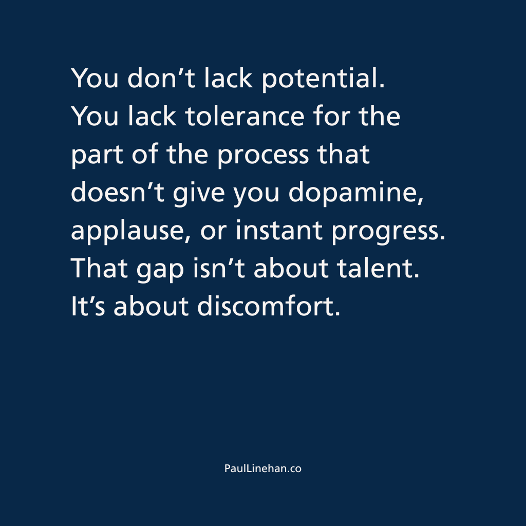 Lack of Discipline or Lack of Discomfort Tolerance?