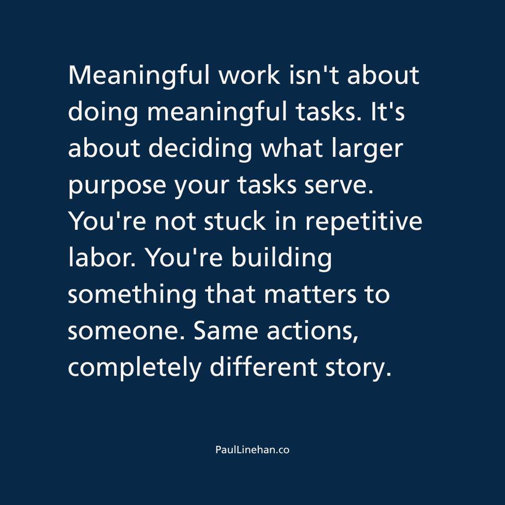 Building Your Cathedral: Finding Meaning in Ordinary Work